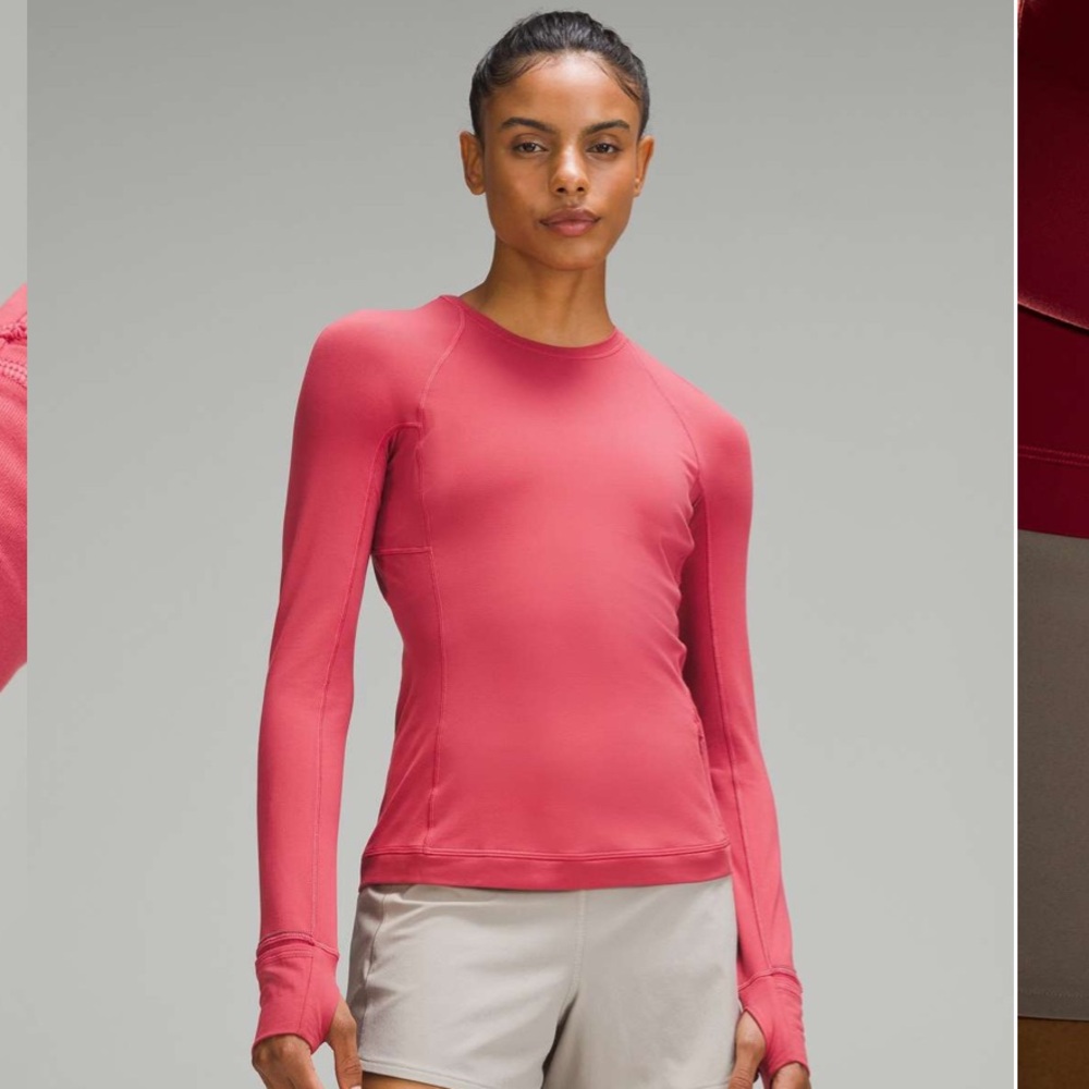 Lululemon Its Rulu Run Long-Sleeve Shirt Size 6 in Vintage Rose NWT